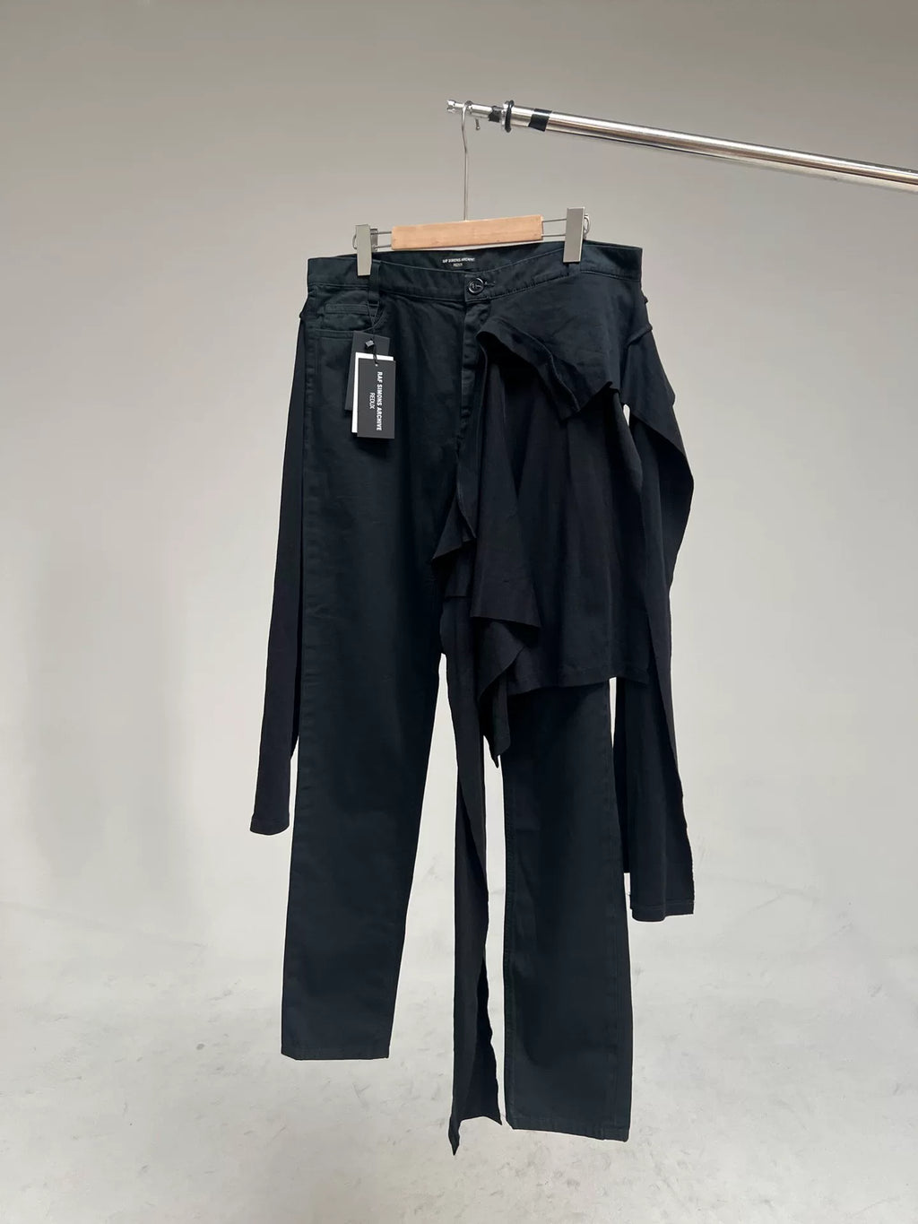 RAF SIMONS ARCHIVE REDUX Two-Piece Ribbon Deconstructed Casual Long Pants