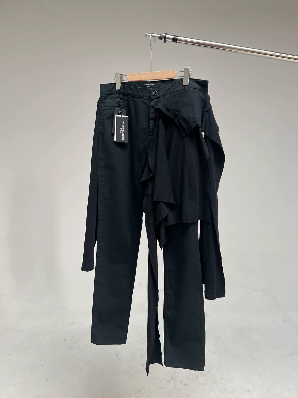 RAF SIMONS ARCHIVE REDUX Two-Piece Ribbon Deconstructed Casual Long Pants