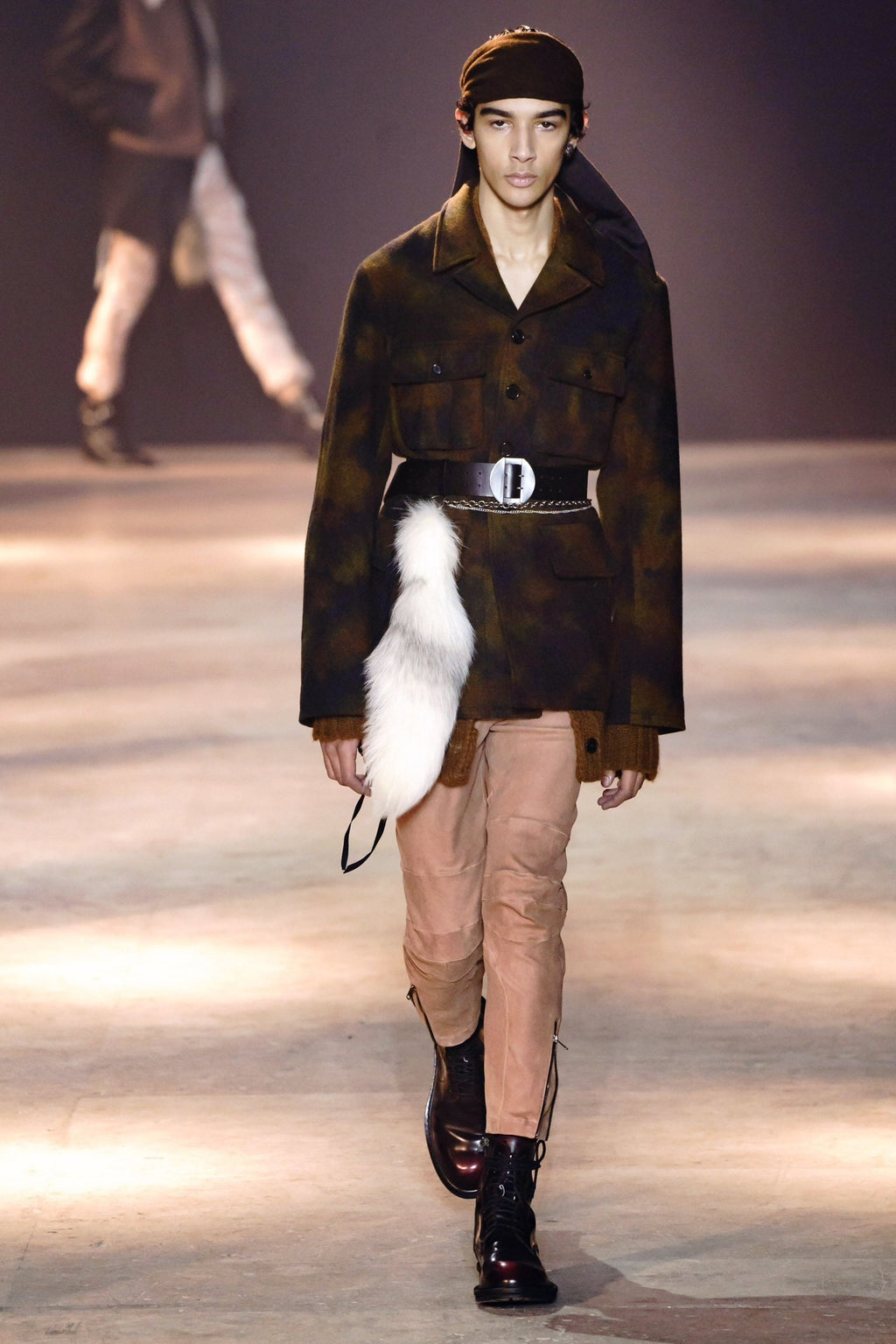 Ann Demeulemeester FW19 Runway Biker Pants