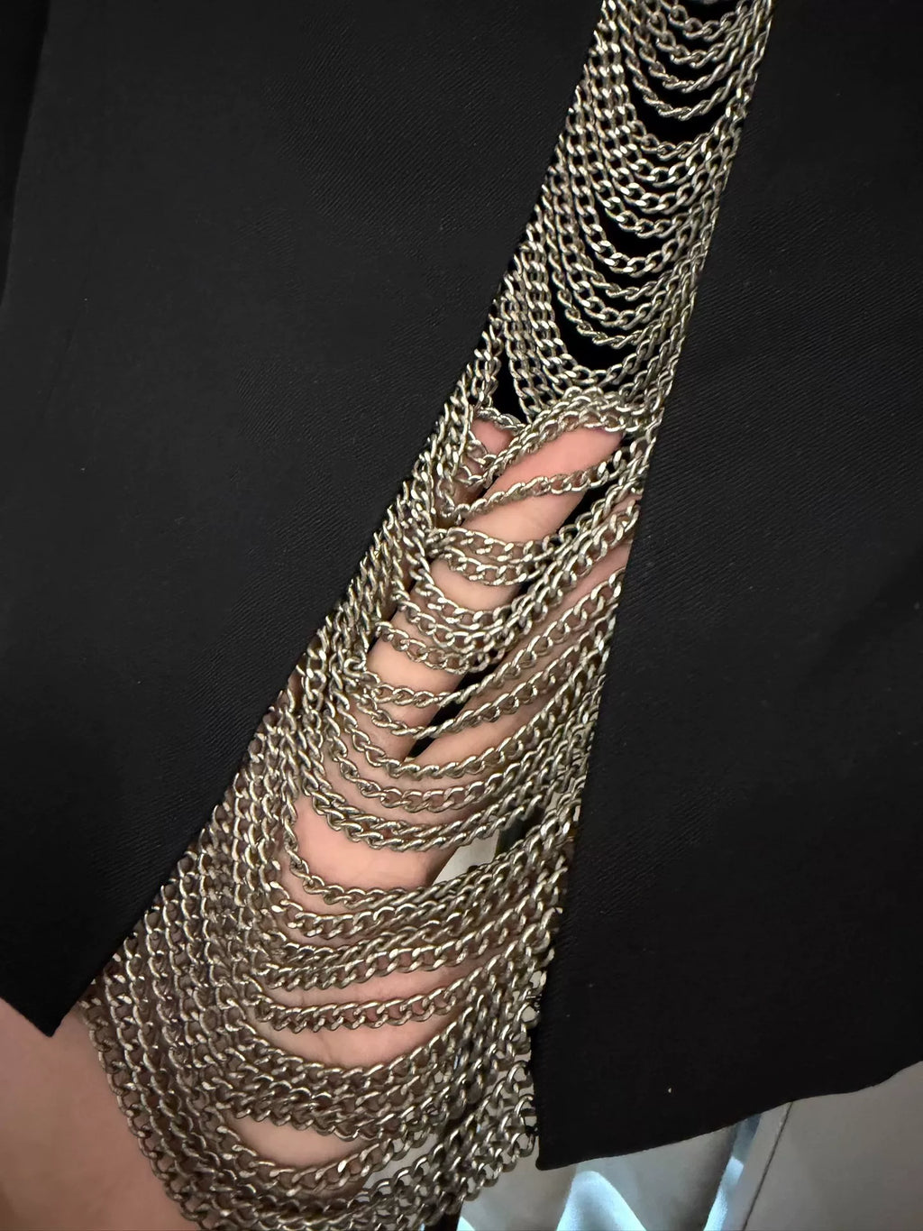 Saint Laurent SS14 Chain Back Blazer by Hedi Slimane