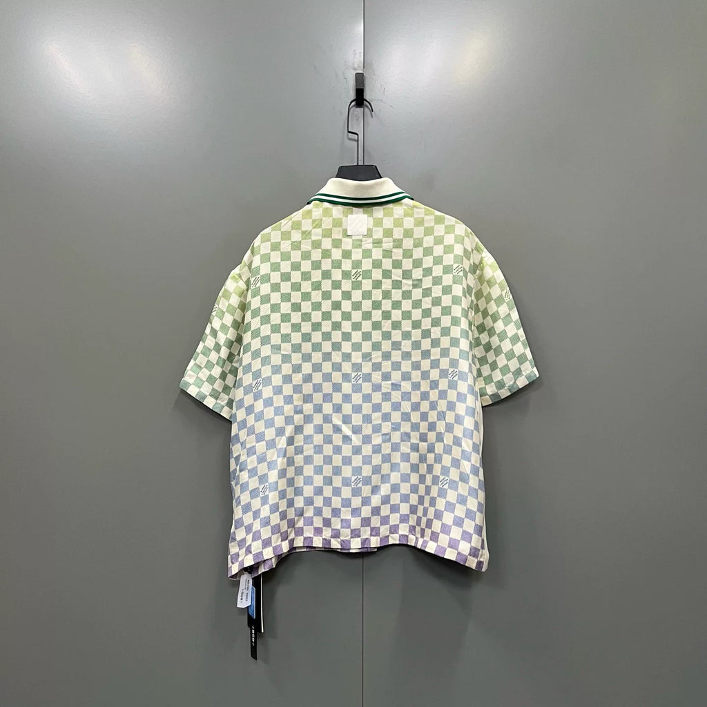 Louis Vuitton Gradient Damier Full Print Shirt