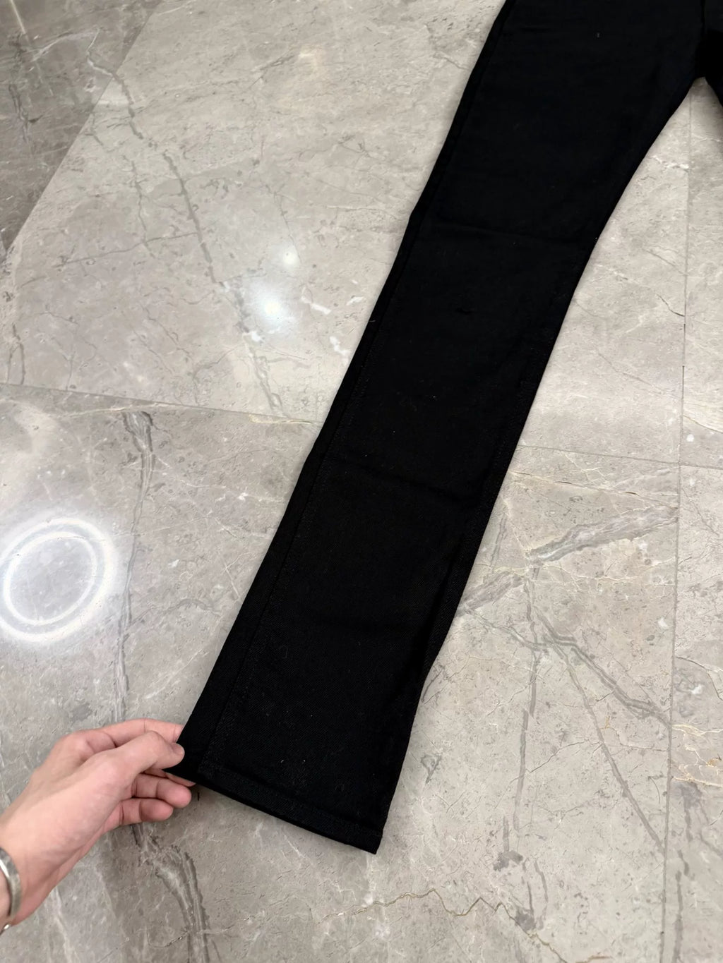 Celine Black Straight-Leg Denim Jeans
