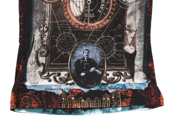 Jean Paul Gaultier Vintage Black Portrait Top
