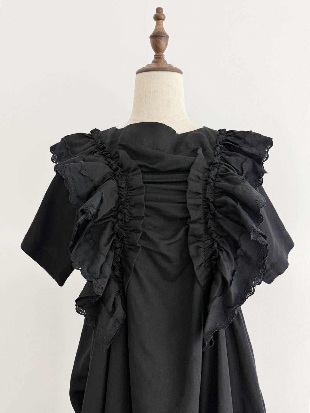 Comme Des Garcons 21SS Pleated Black Dress - Devines