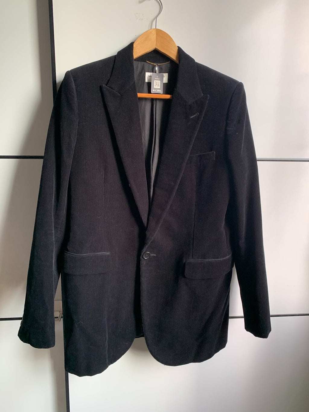 Saint Laurent Black Corduroy Jacket