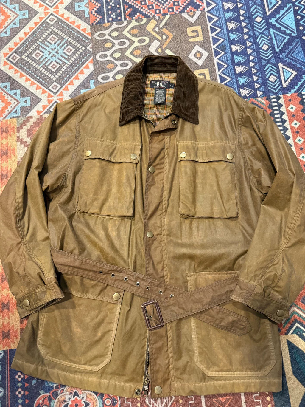 RRL Ralph Lauren Four-Pocket Oil Wax Jacket