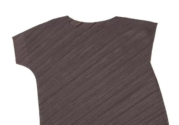 Issey Miyake Vintage Brown Deformed Pleated Top