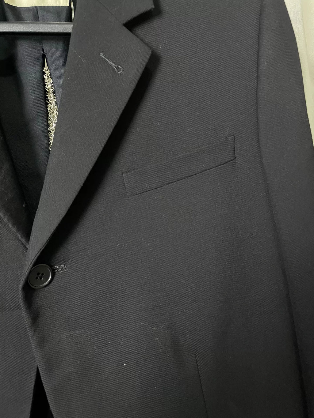 Saint Laurent Paris 14SS Wool Cuban Chain Blazer