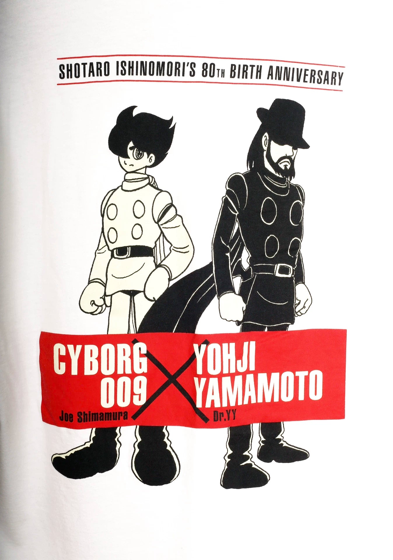 Yohji Yamamoto Pour Homme Long Sleeve Cyborg 009 Print Shirt