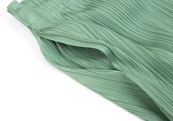 Issey Miyake Vintage Green Pleated Pants