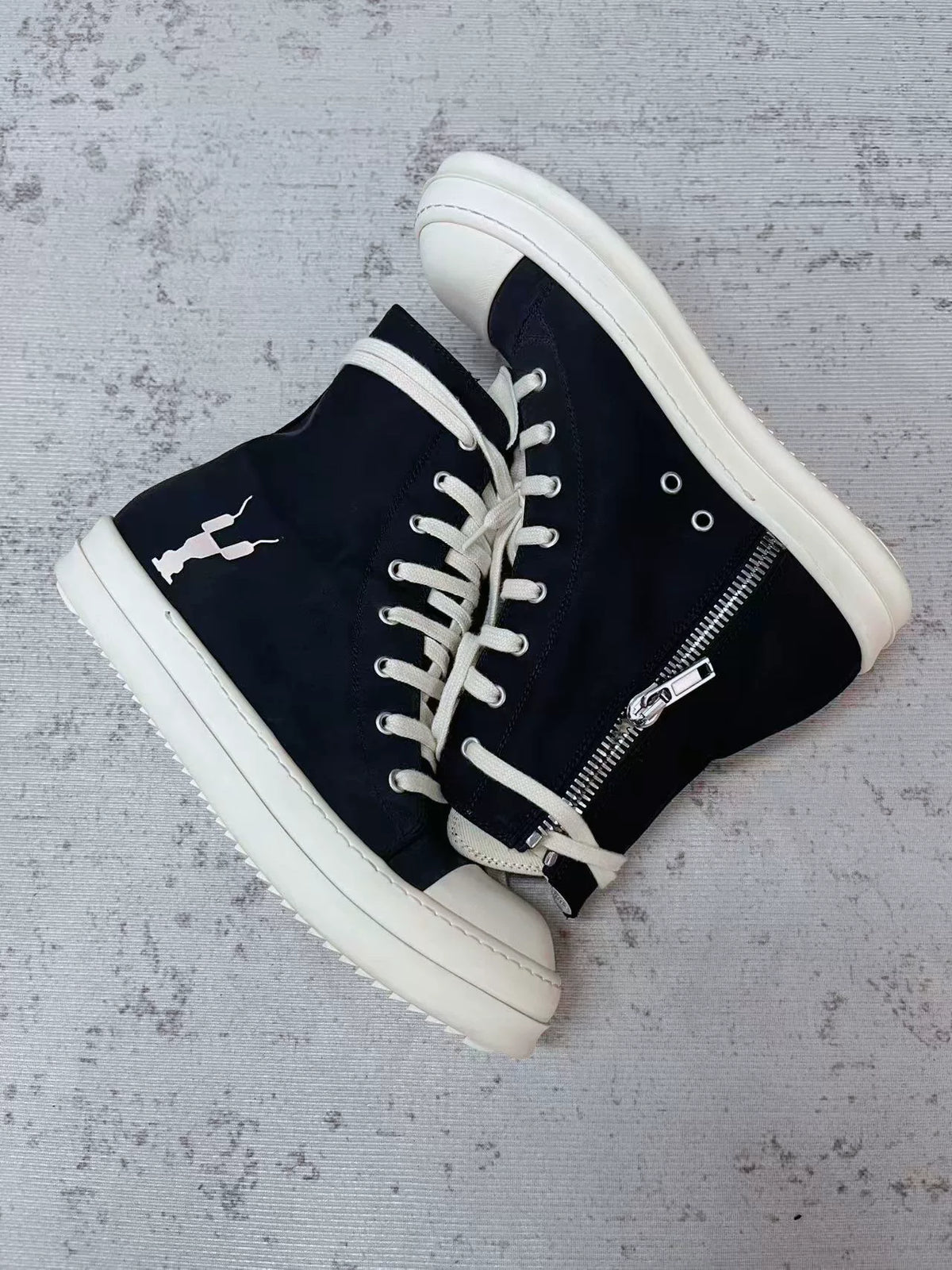 Rick Owens Drkshdw Side Logo Sneakers