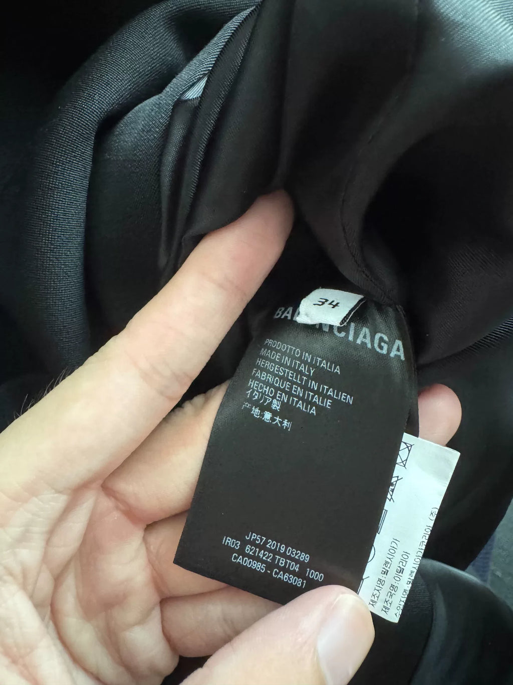 Balenciaga 20SS Runway Suit Coat
