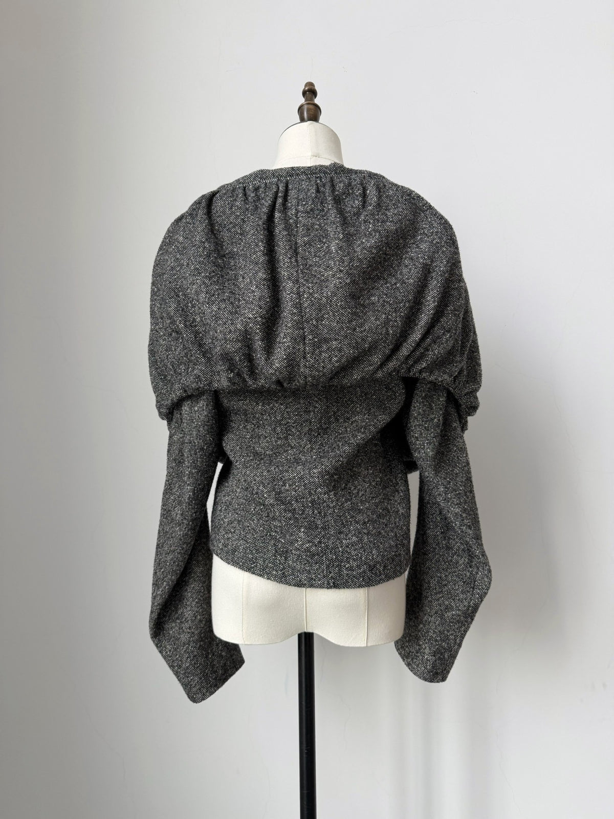 Dries Van Noten top Autumn/Winter 2000 runway piece with a three-dimensional bubble collar jacket
