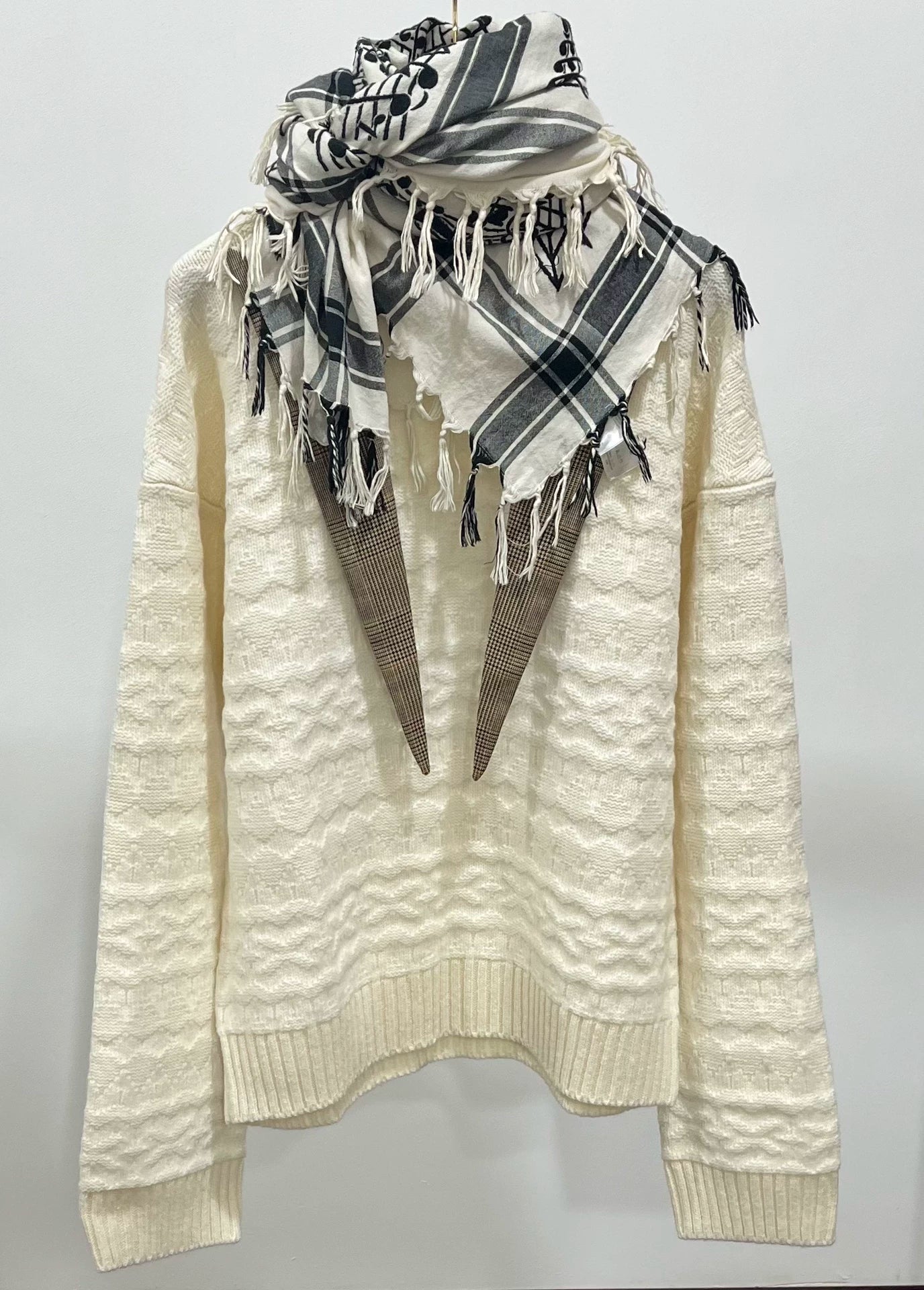 The Soloist 20AW Wool Beige Knit Sweater