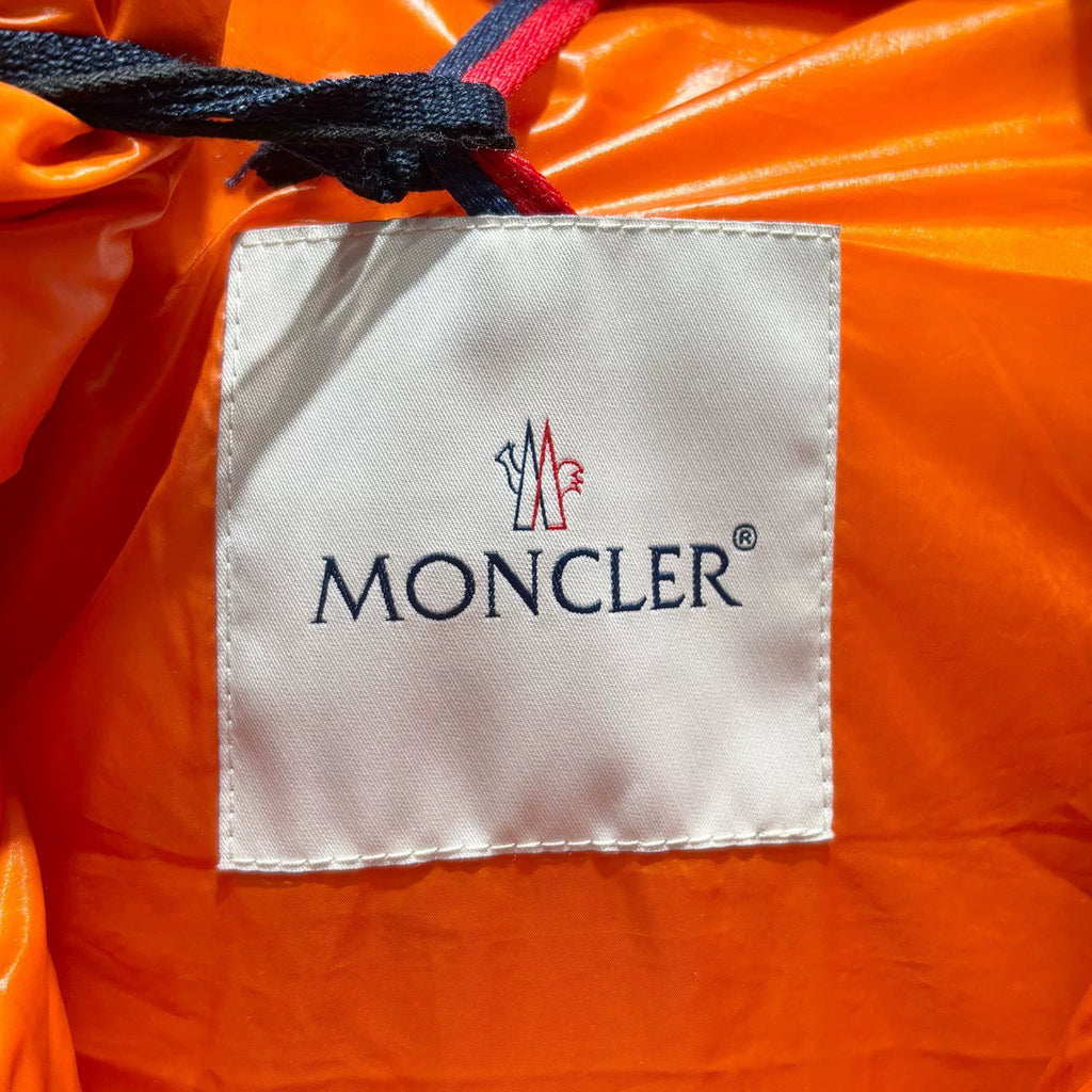 Moncler Orange Stand-Collar Nylon Down Vest