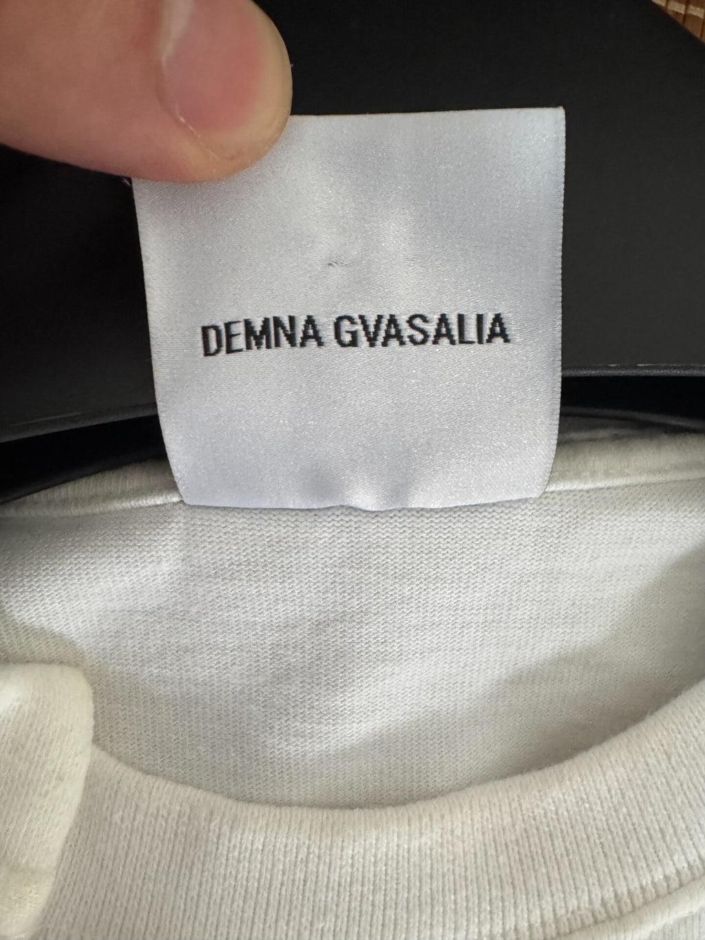 Vetements Asymmetric Panel Short Sleeve Top