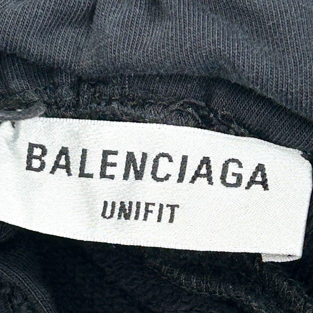 Balenciaga Double-Waist Ruched Washed Trousers