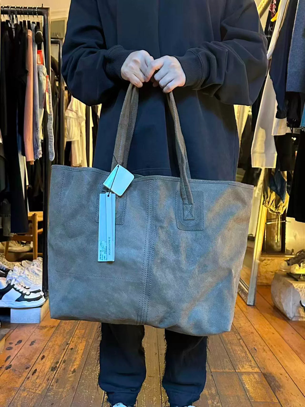 Rick Owens FW12 Mountain Dark Dust Rig Shopper Tote Bag