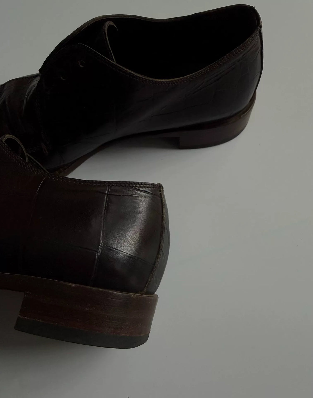 Miu Miu 2000s Pointed-Toe Leather Flats