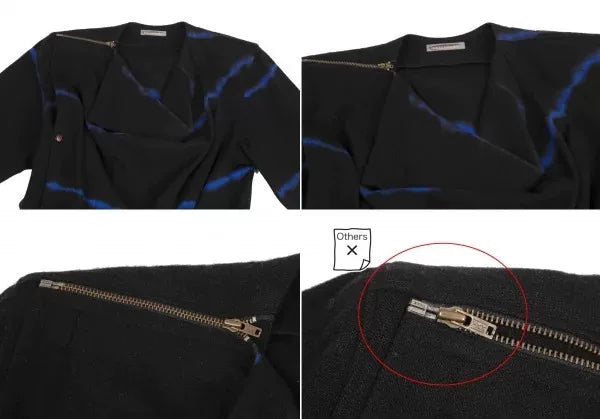Issey Miyake Vintage Black Blue Top