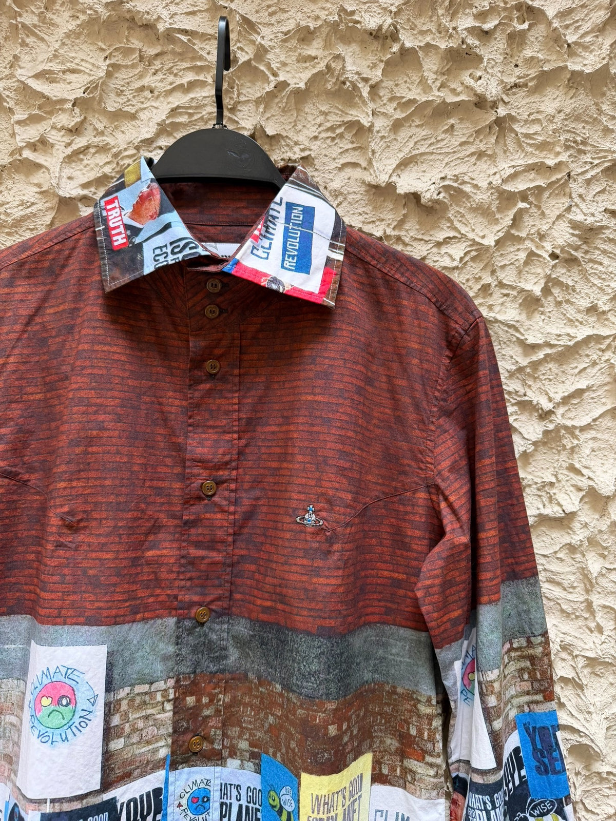 Vivienne Westwood street scene print shirt