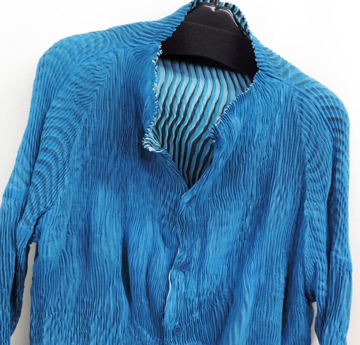 Issey Miyake Wave Double-Sided Pleated Shirt