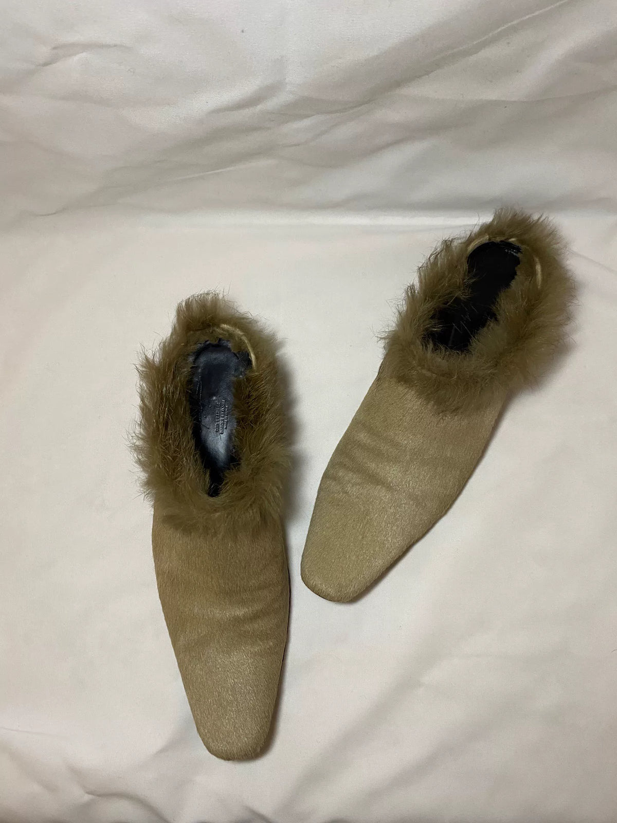 Yohji Yamamoto Fuzzy Slippers