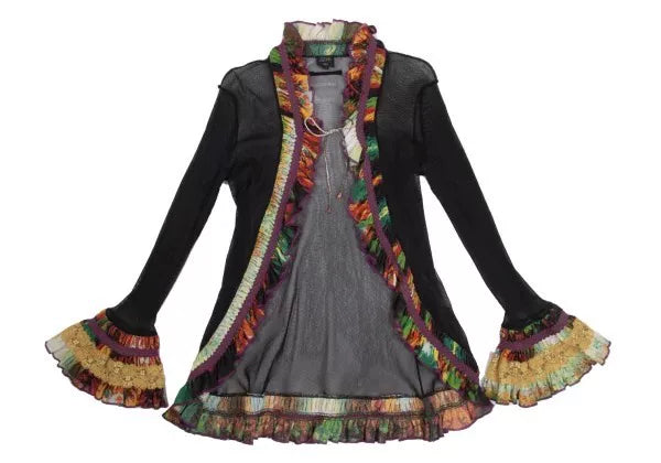 Jean Paul Gaultier Vintage Black Lace Mesh Top