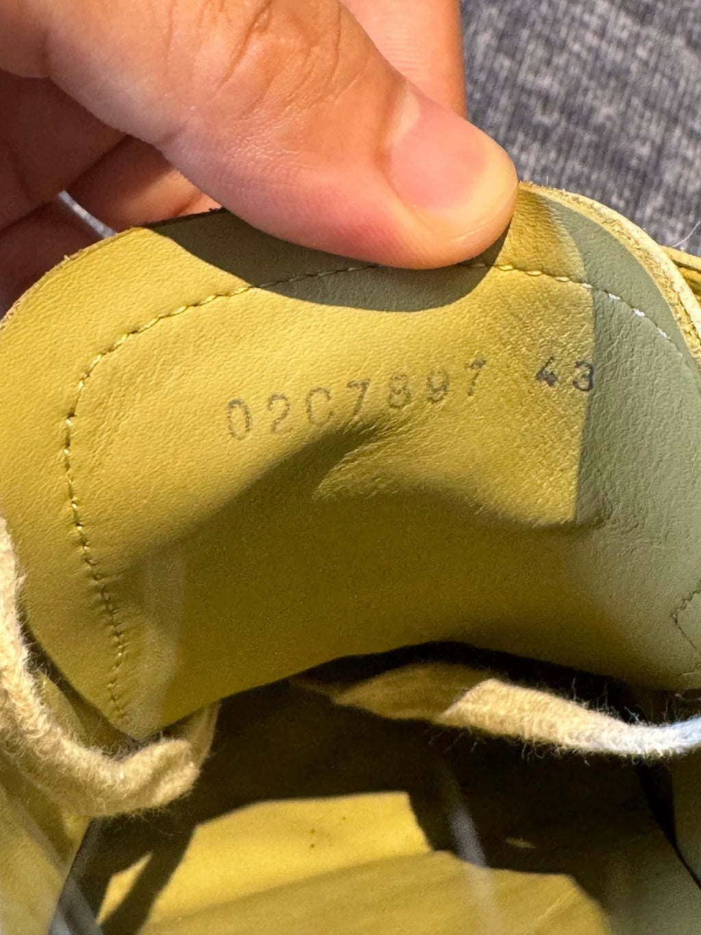 rick owens main line green horsehair Shoes