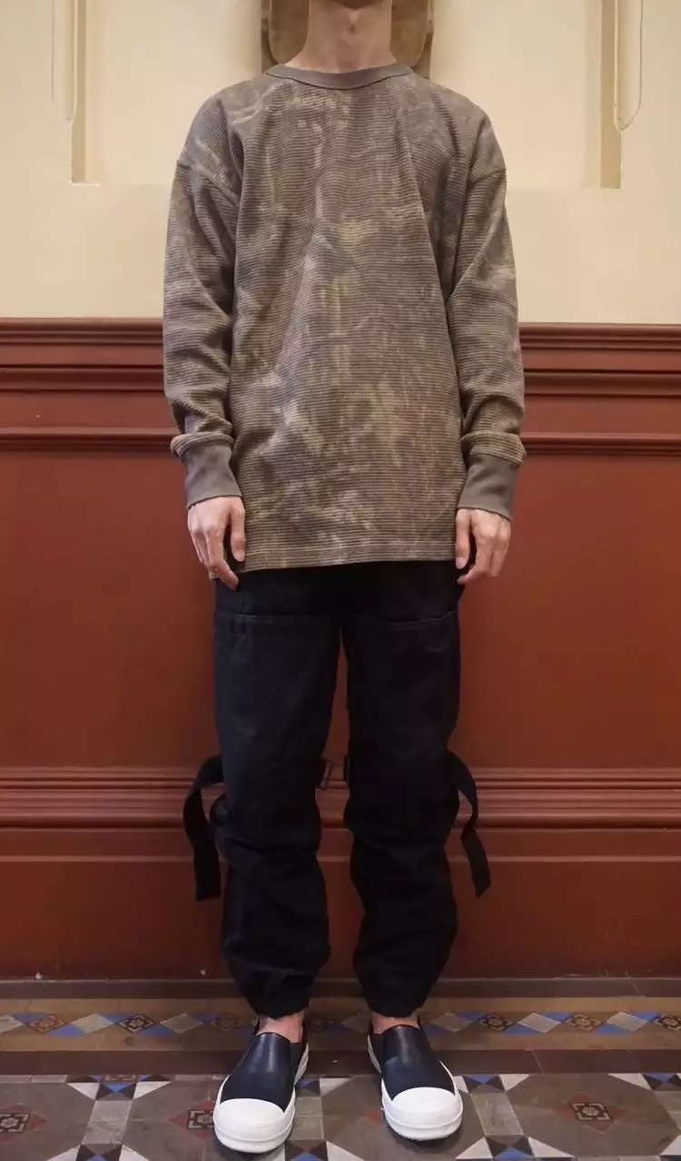 Yeezy Season 3 Deadwood Camo Thermal Long Sleeve Cotton Top
