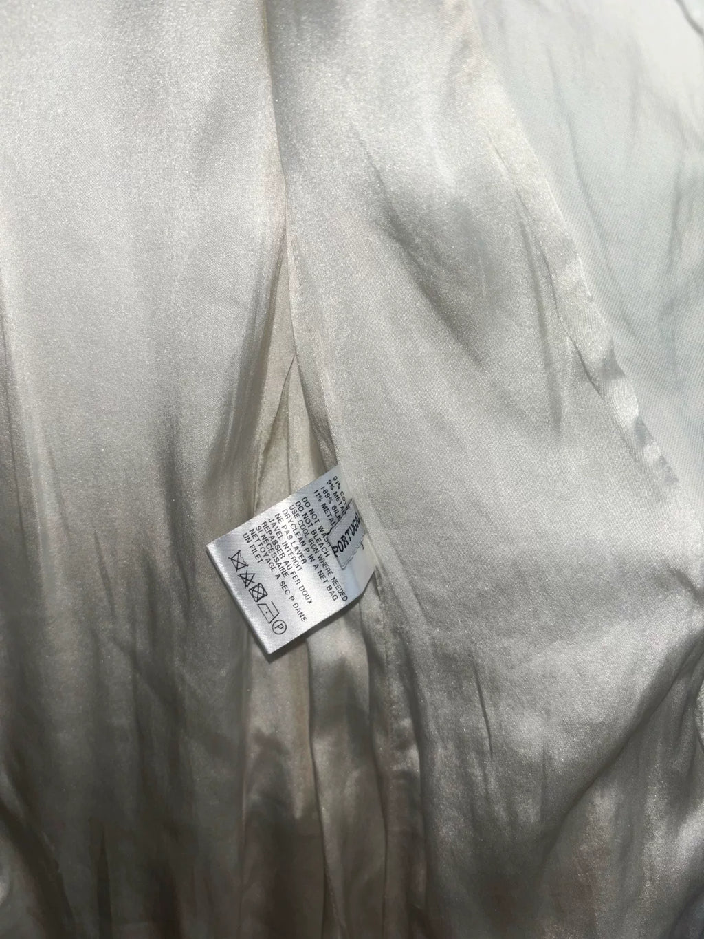 Ann Demeulemeester 11SS White Runway Silk Cotton Tailcoat