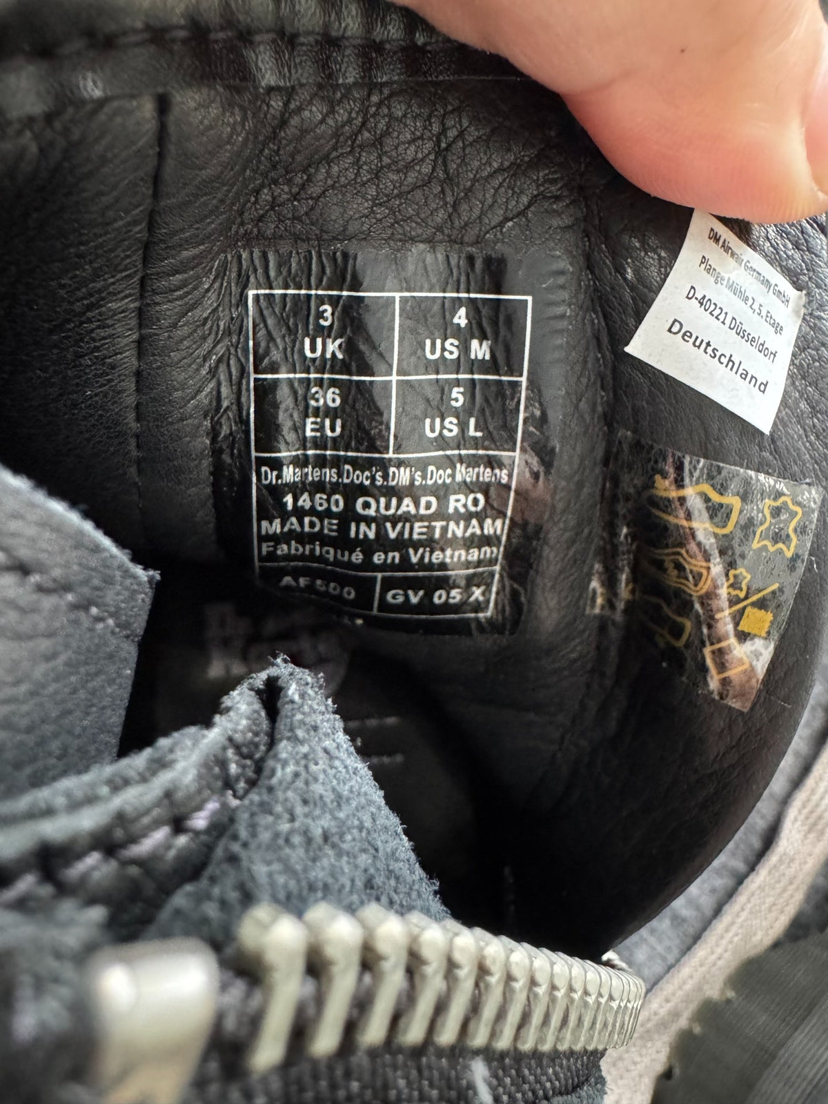 Rick Owens x Dr. Martens collaboration Combat Boots