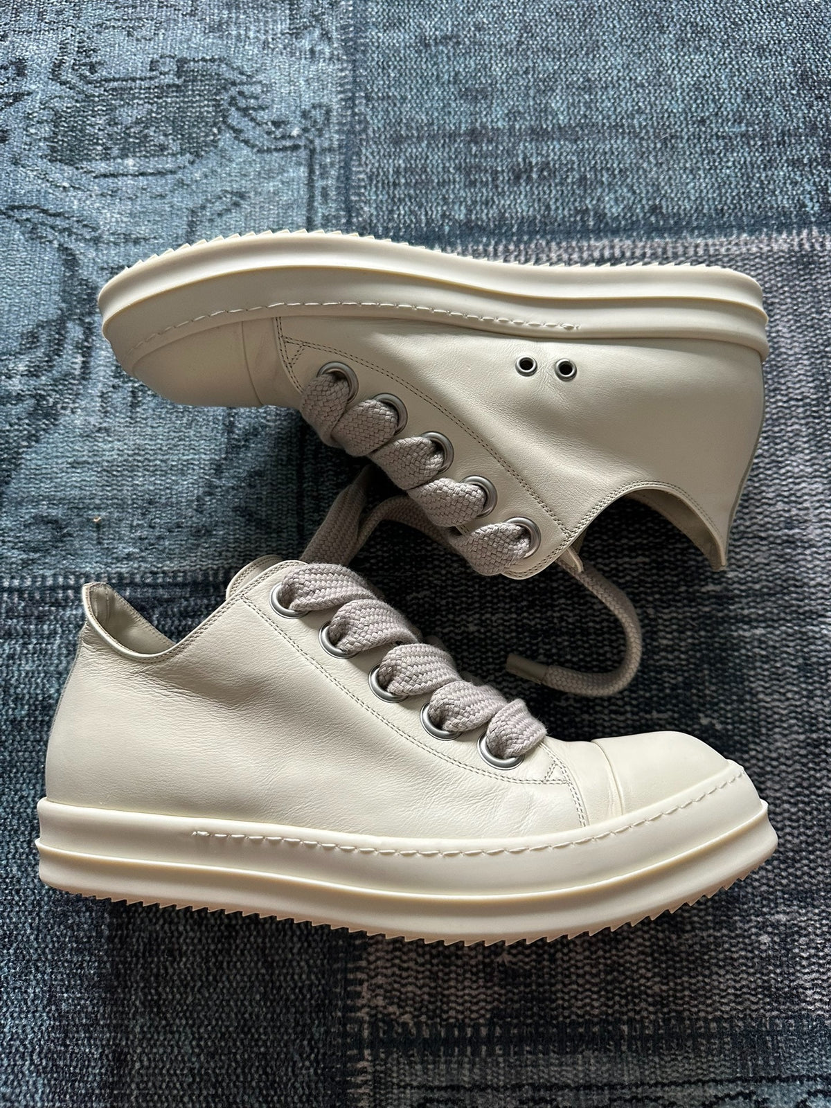 Rick Owens mainline low-top chunky lace large Converse Sneakers
