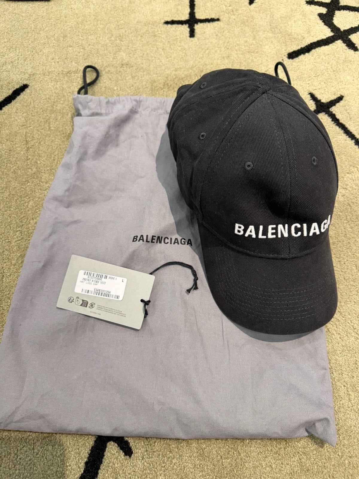 Balenciaga SS06 Cover Face Adjustable Velcro Cap