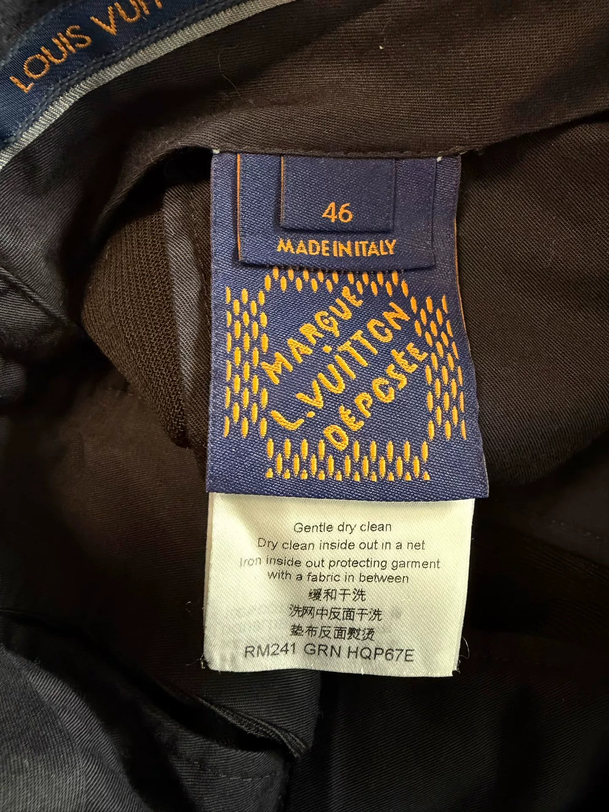 Louis Vuitton Black Micro-Flare Trousers