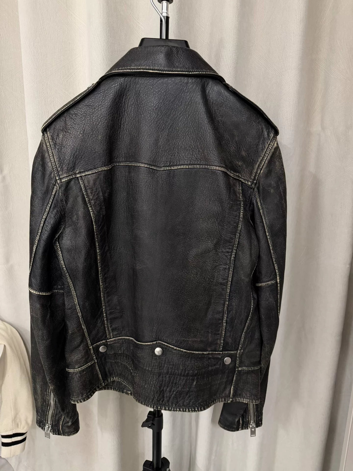 Saint Laurent FW16 Distressed L01 Lambskin Jacket by Hedi Slimane