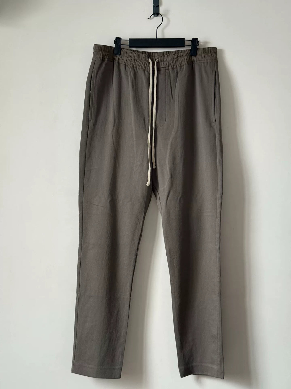 Rick Owens Mainline Astaire Wool Straight-Leg Pants