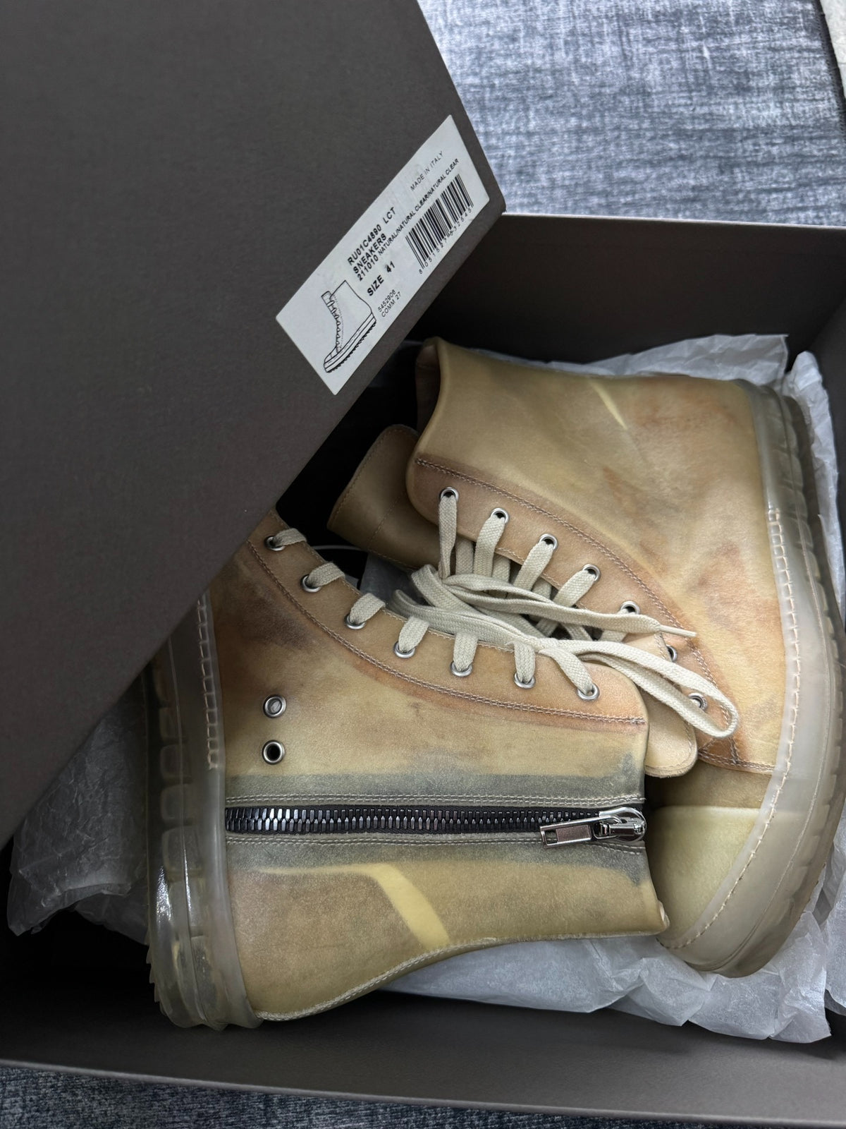 Rick Owens mainline Big Converse Boots
