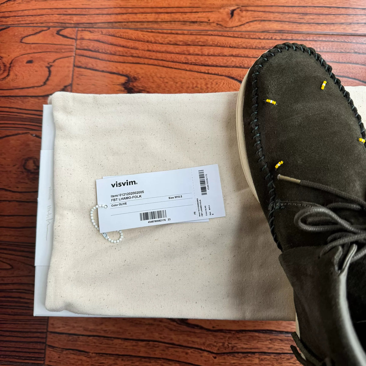 Visvim 21aw FBT Lhamo Folk Fringe Casual Shoes