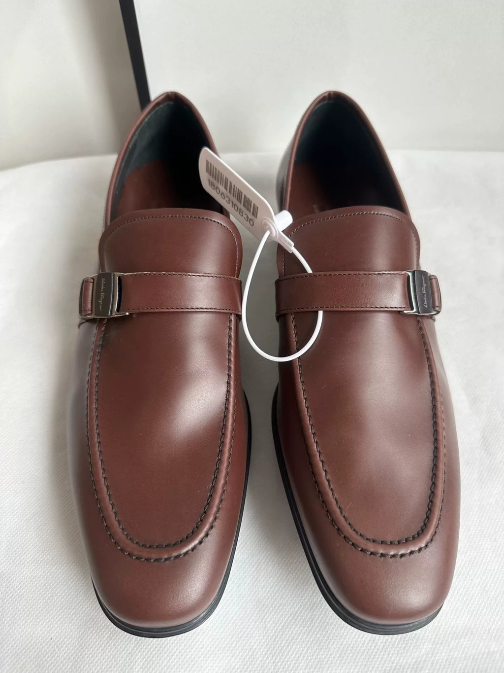 Salvatore Ferragamo Brown Leather Loafers