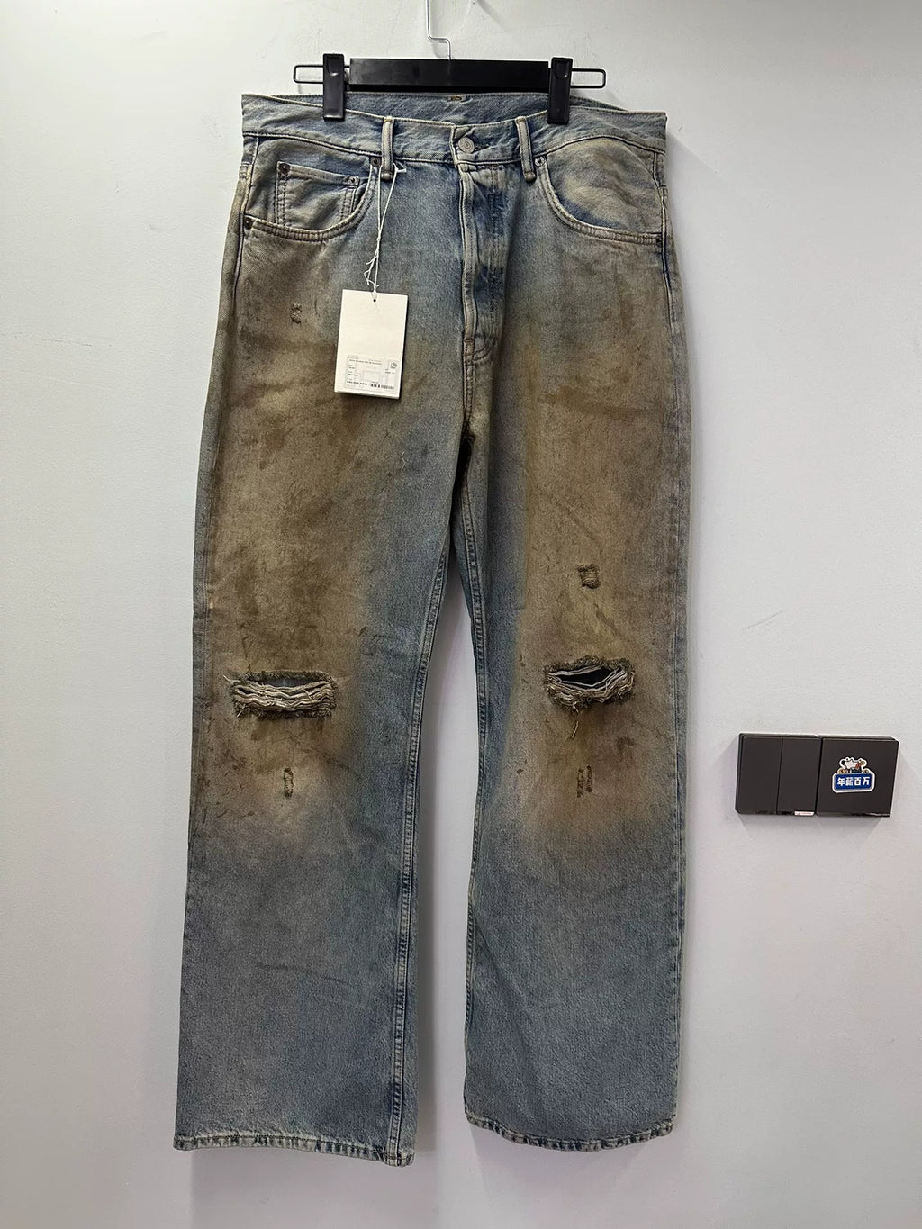 Acne Studios 2021 Fall Mud-Dyed Jeans