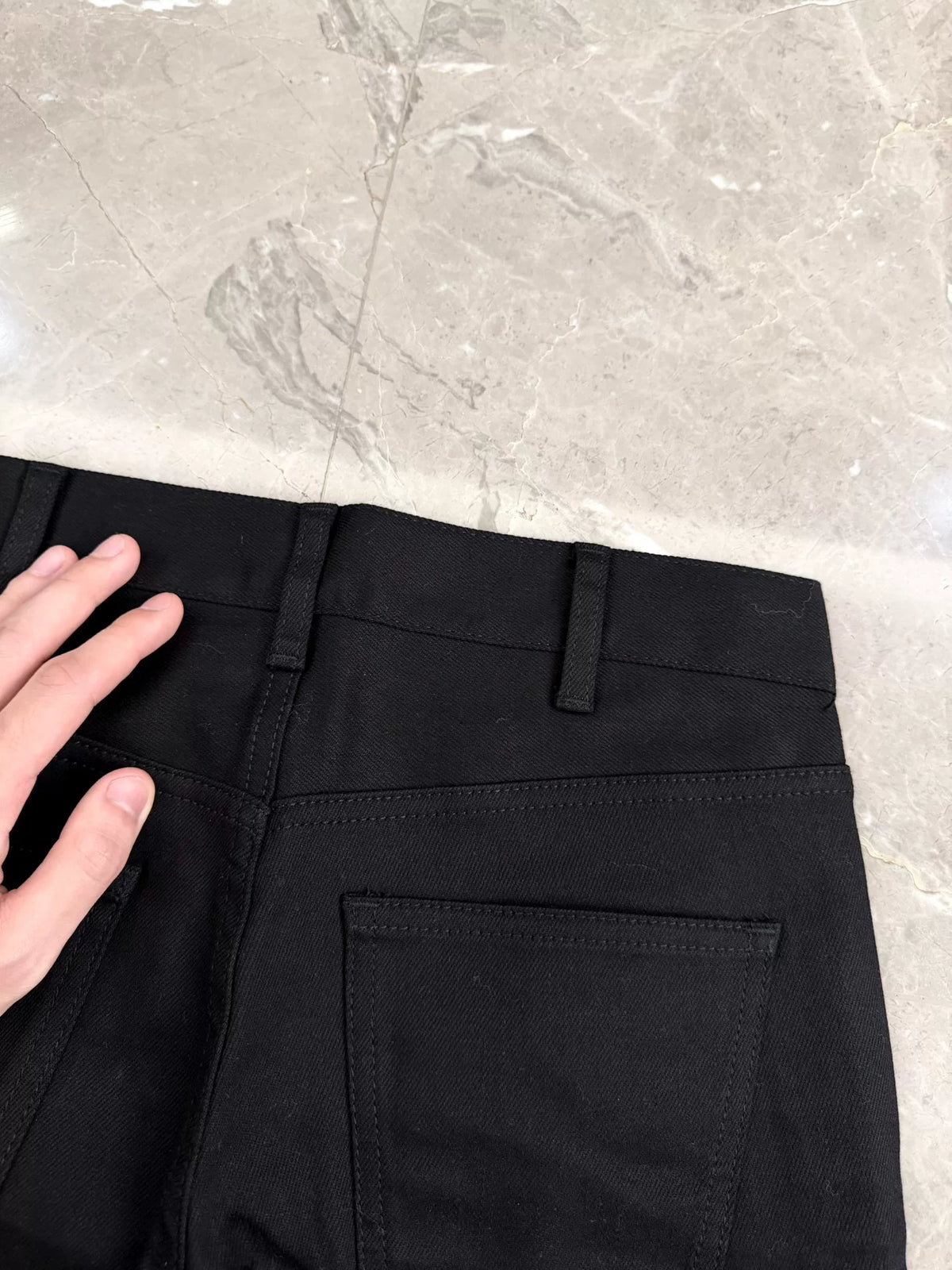 Celine Black Straight-Leg Denim Jeans