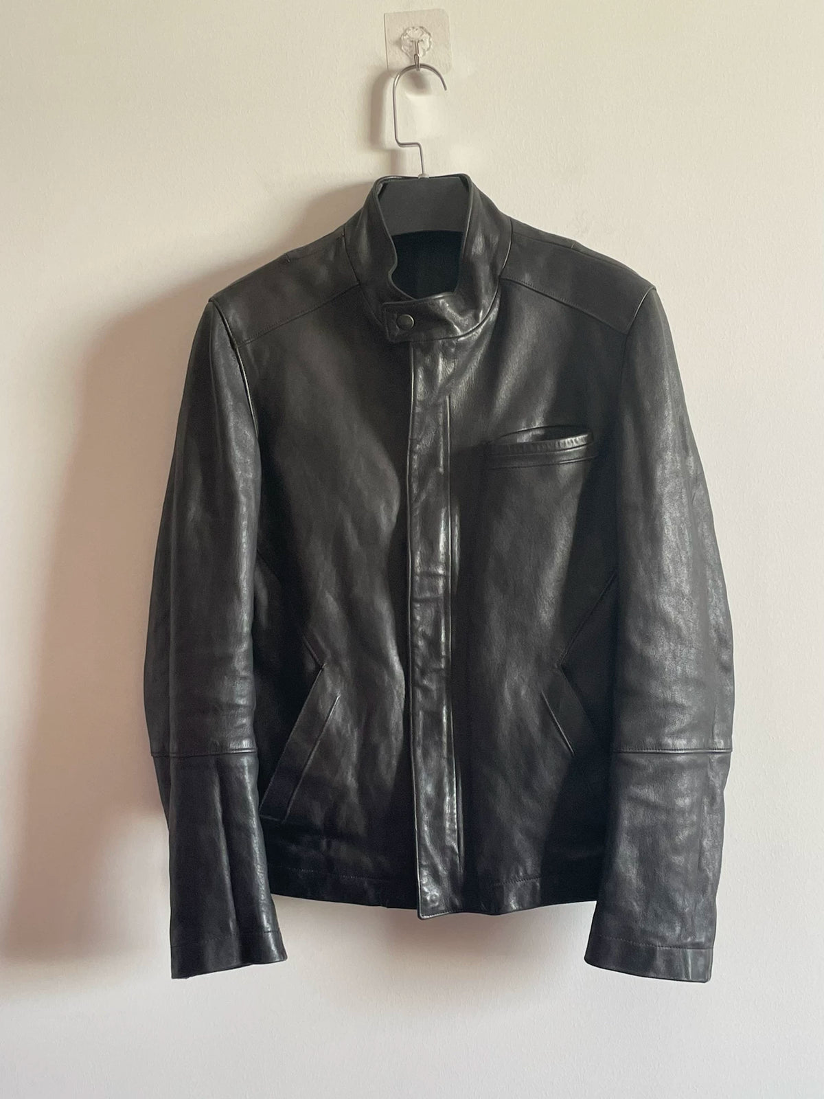 Jil Sander by Raf Simons | AW2008 Horsehide Biker Leather Jacket
