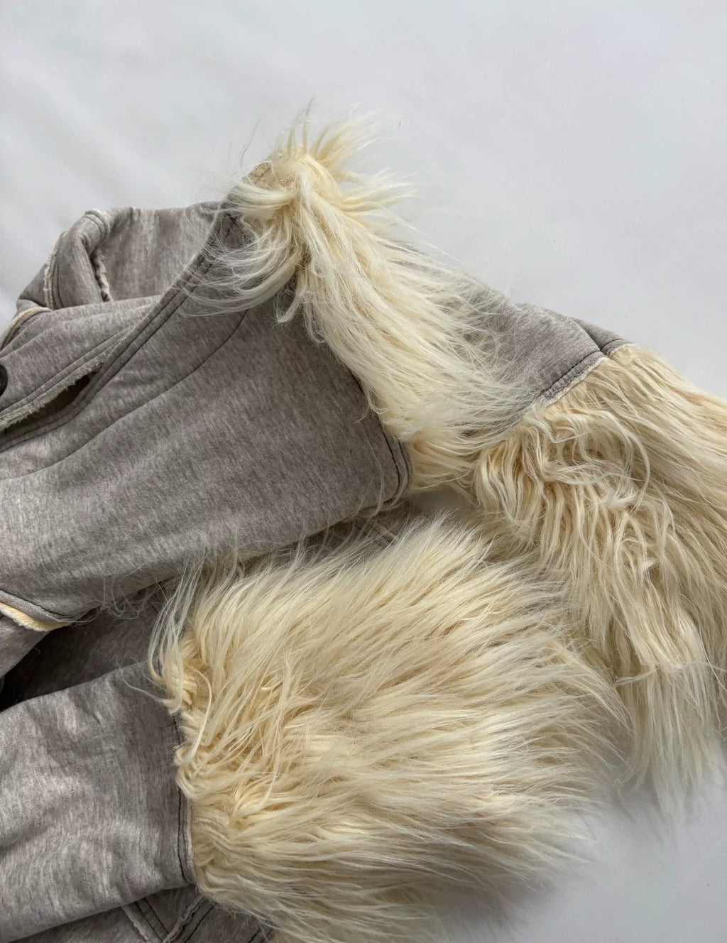 Diesel Vintage Mohawk Fur-Trimmed Jacket
