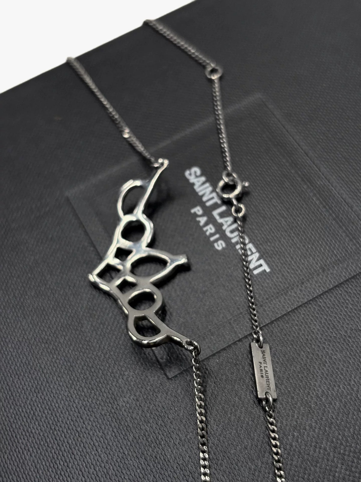 Saint Laurent SS16 Runway Small Crown Necklace