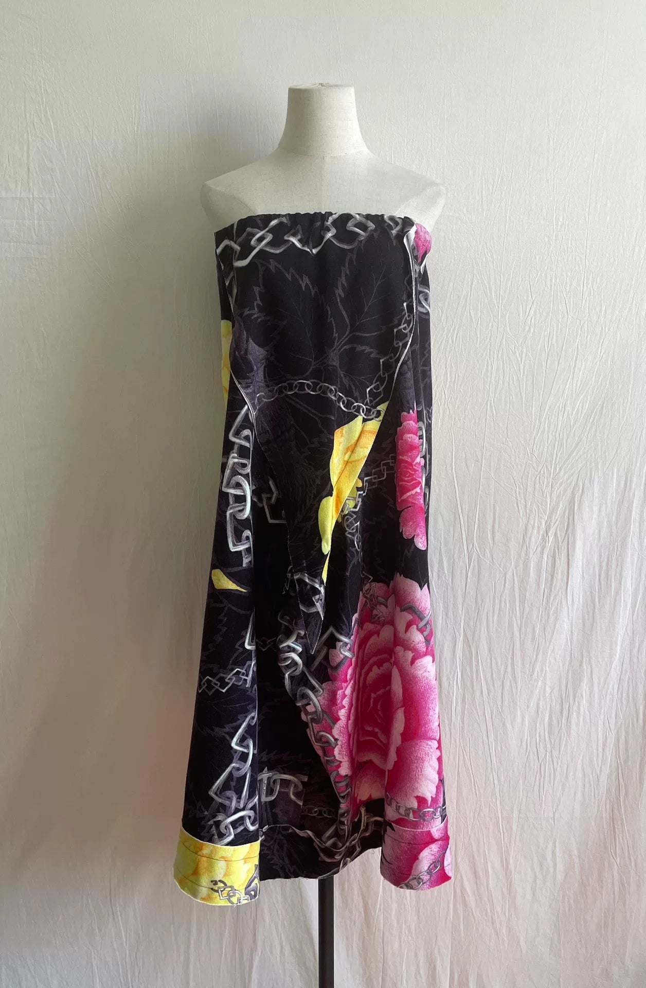 Yohji Yamamoto 14AW Peony Flower Midi Skirt