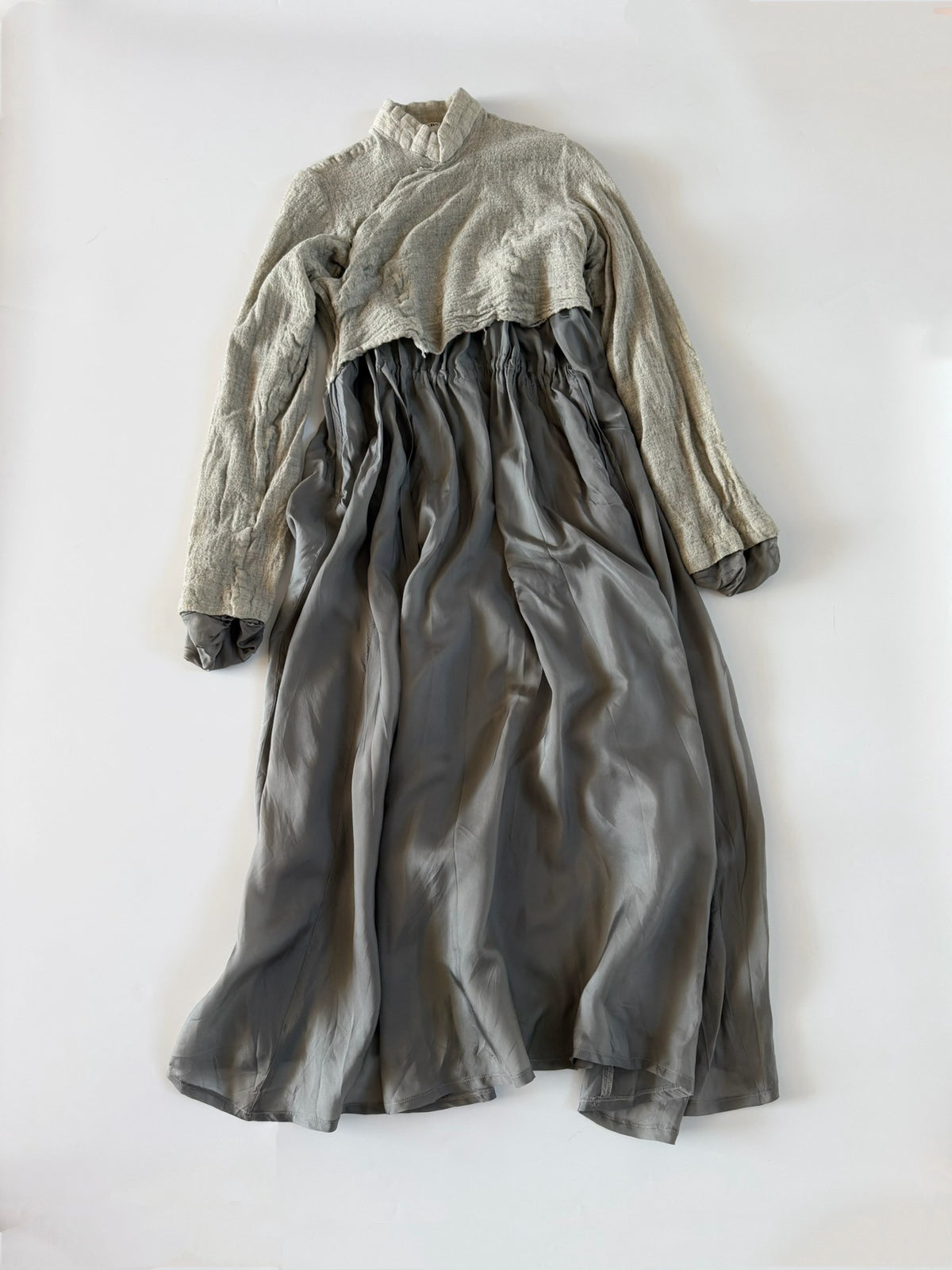 Comme Des Garcons Rei Kawakubo 1994 Chinese-style diagonal-button dress