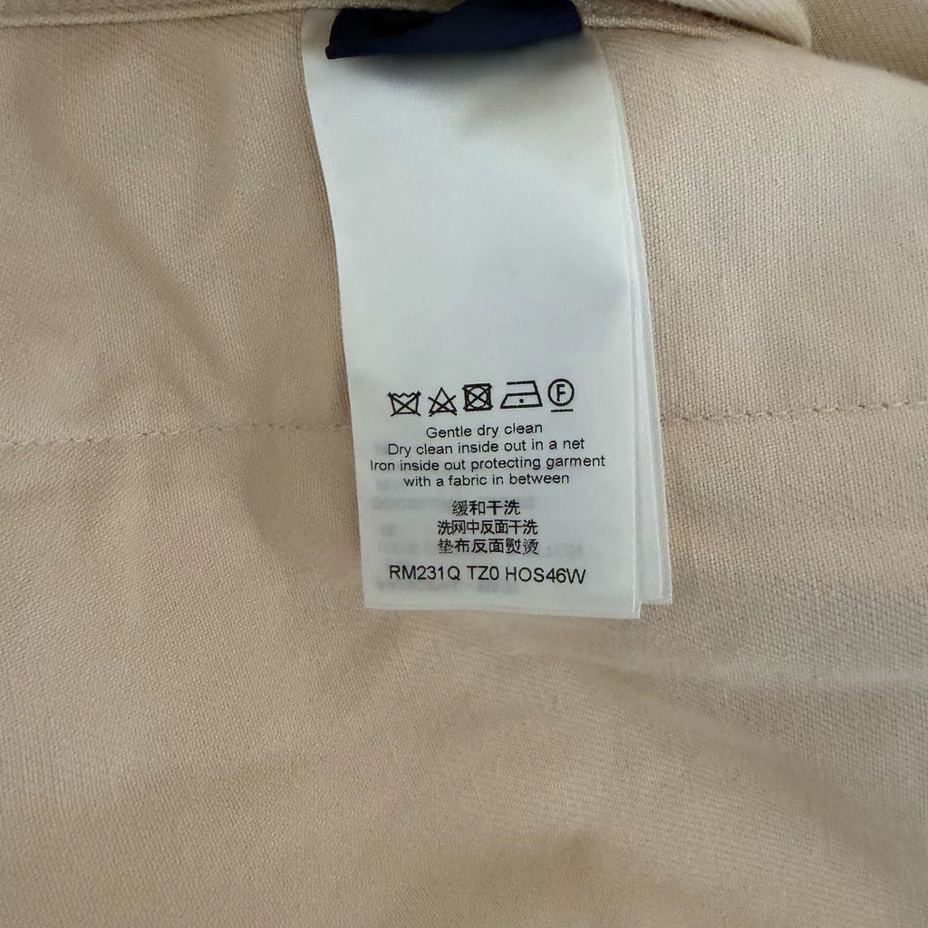 Louis Vuitton Beige Lumberjack Print Short Sleeve Shirt