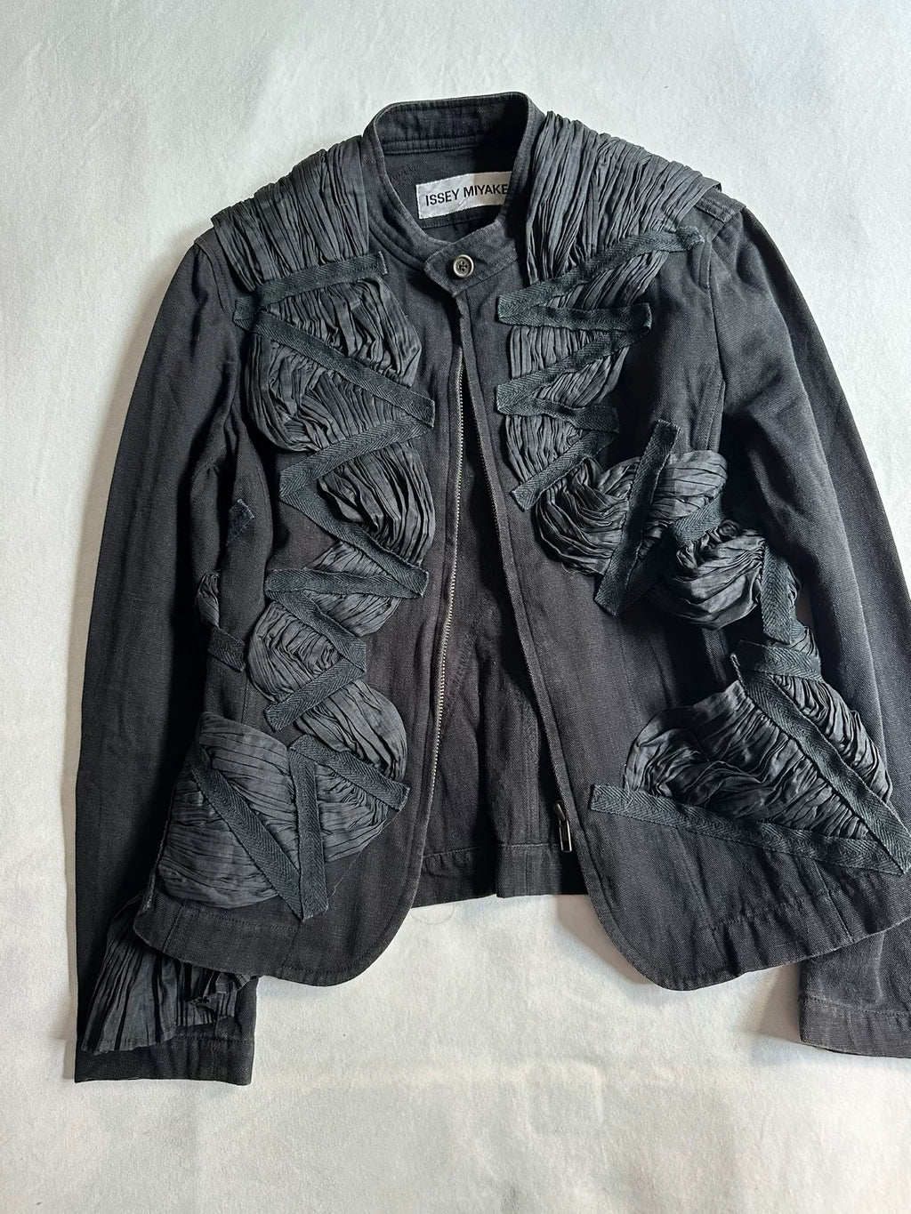 Issey Miyake 2003 White Runway Jacket