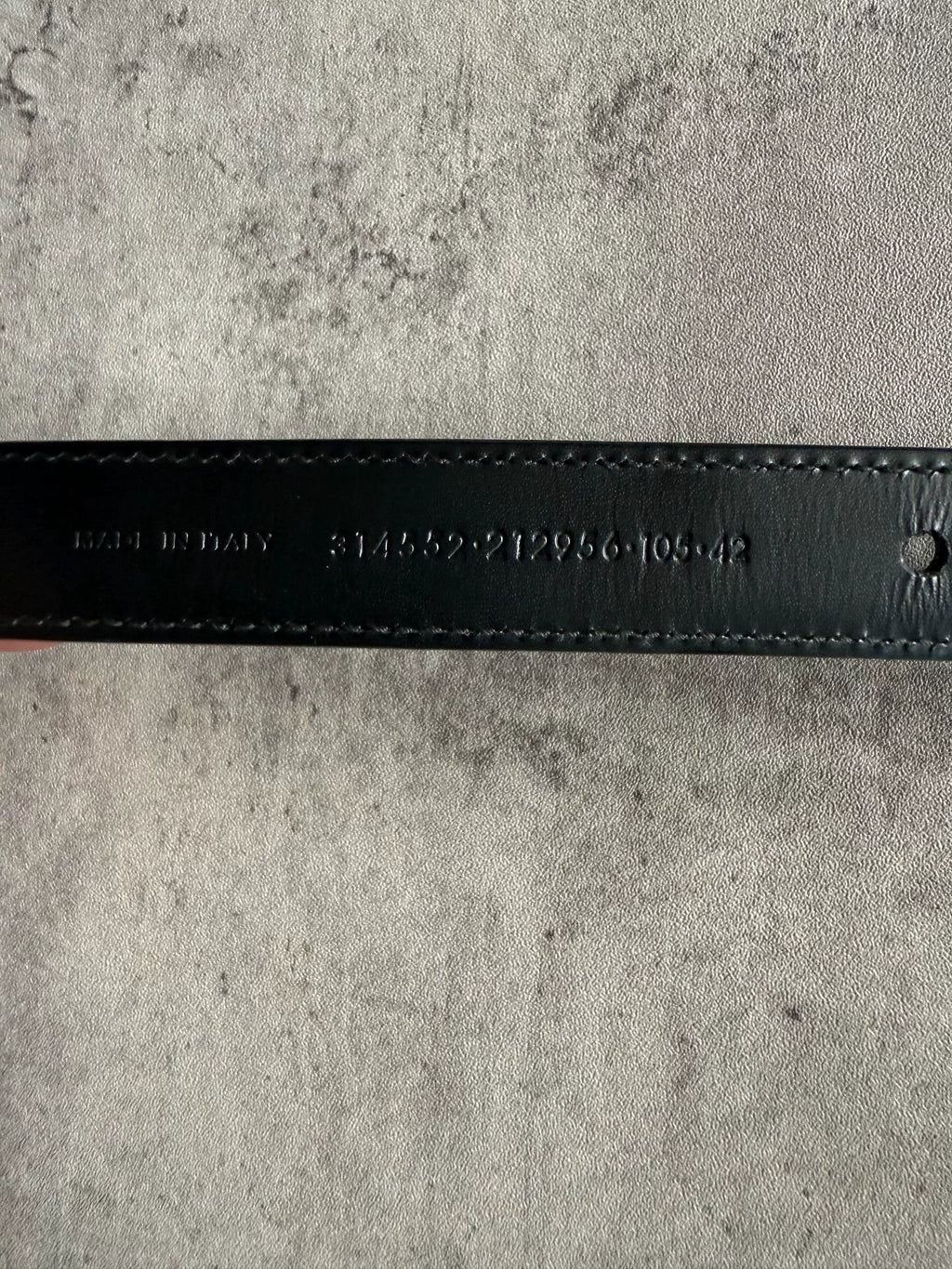 Saint Laurent Paris 13AW Gold Studded Pin Buckle Belt